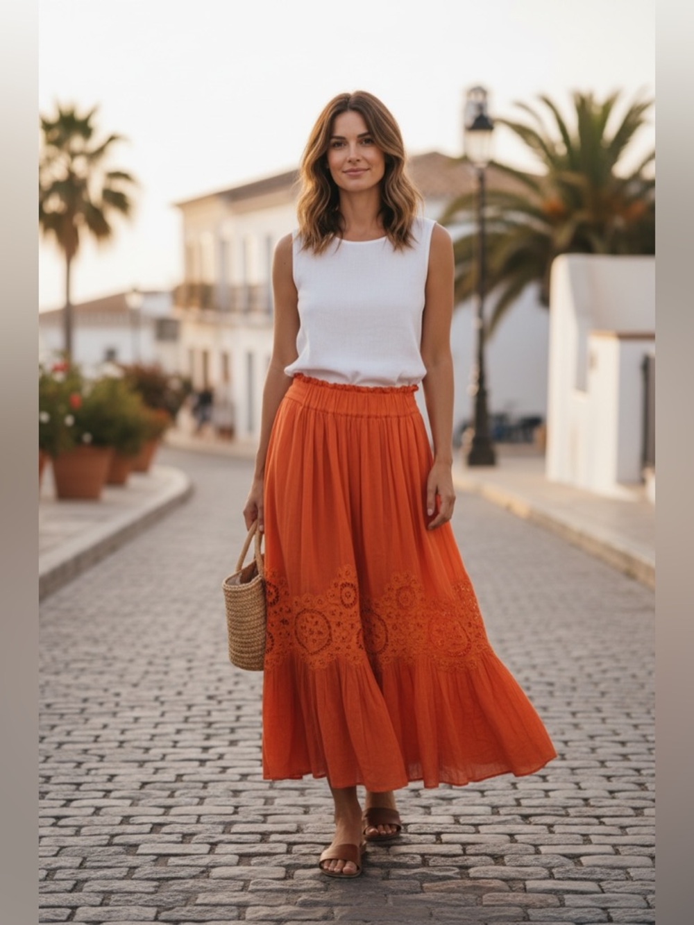 ANTHROPOLOGIE spring summer oversized skirt